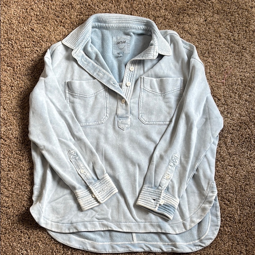 Aerie Light Blue Sweatshirt